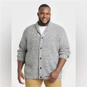 NWT Men's Long Sleeve Shawl Collared Cardigan - Goodfellow & Co™